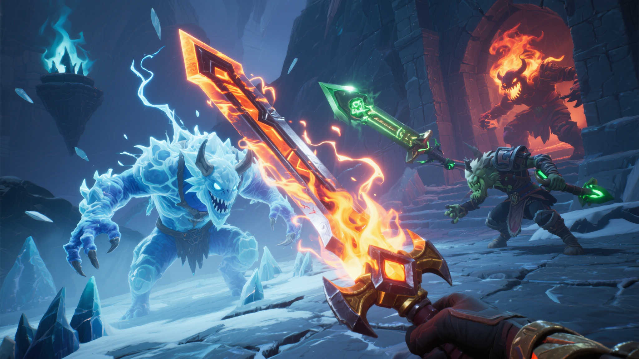 《烈焰之刃》:武器抉择决定奇幻冒险胜负 值得一提的是,游戏中还加入了元素属性机制