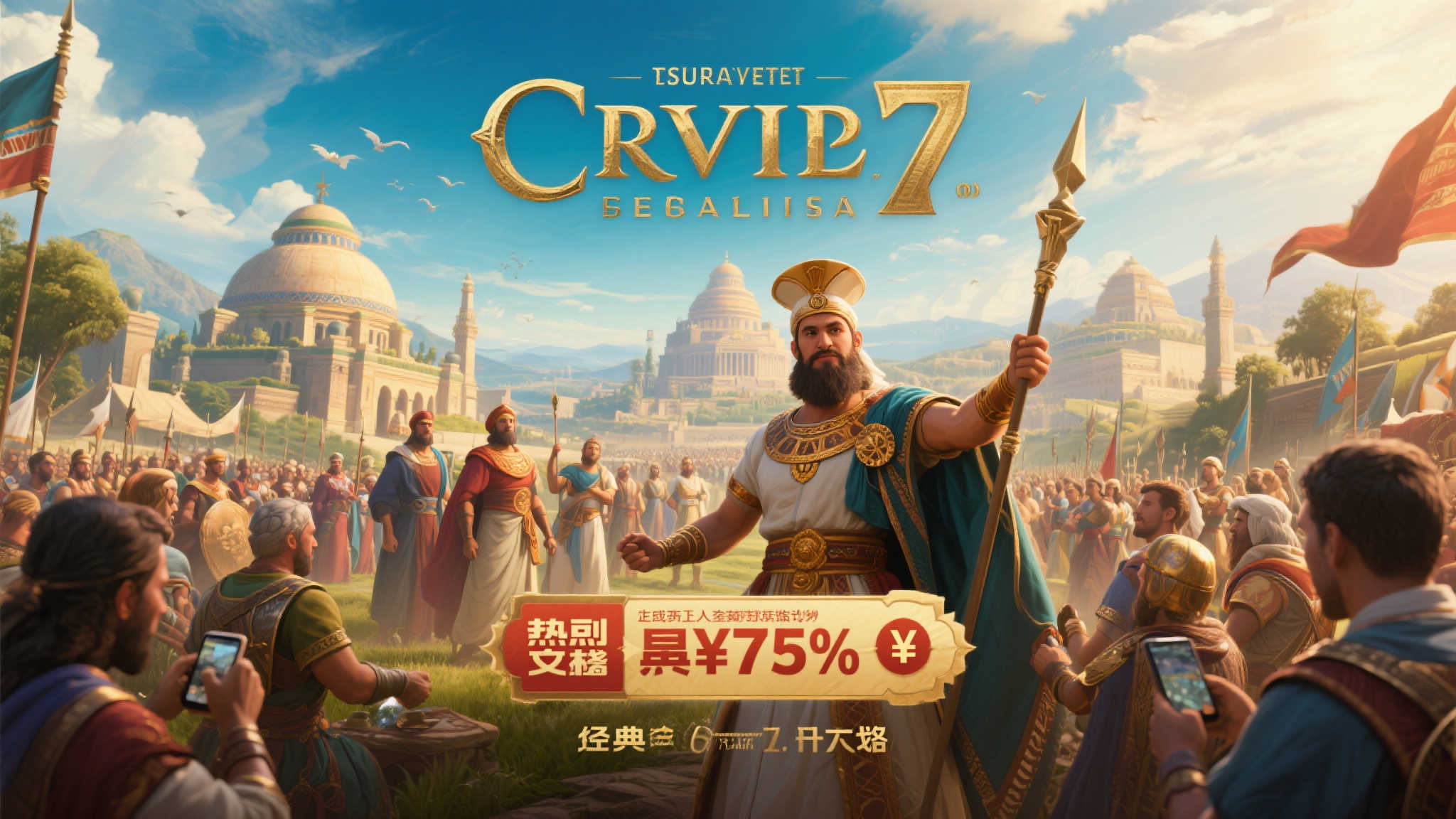 史无前例折扣!在〈文明7〉中体验不眠不休的策略之战 史无前例折扣!在〈文明7〉中体验不眠不休的策略之战