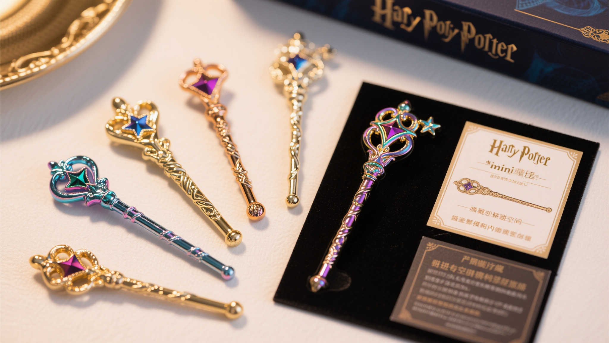 当然，每根缩小比例后的*迷你版魔法棒模型